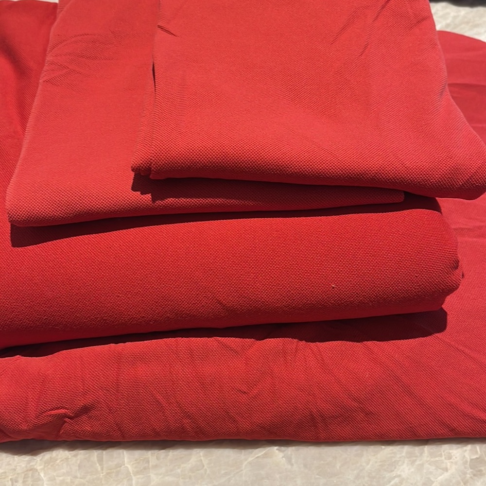 "NOT FOR SALE" IZOD Queen Size 4pc Knit Sheet Set EUC